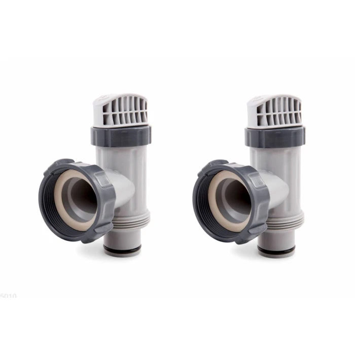 Lot De 2 Vannes D'arrêt 38 Mm Pour Piscine INTEX 1 Lot De 2 Vannes D'arrêt 38 Mm Pour Piscine INTEX