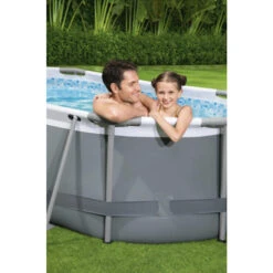 Piscine Ovale Bestway Power Steel™ 3,05 X 2 X 0,84 M -Eau Minerale Magasin 5614a piscine ovale bestway power steel 3 05 x 2 x 0 84 m ambiance