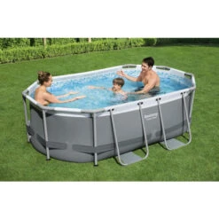 Piscine Ovale Bestway Power Steel™ 3,05 X 2 X 0,84 M -Eau Minerale Magasin 5614a piscine ovale bestway power steel 3 05 x 2 x 0 84 m ambiance famille