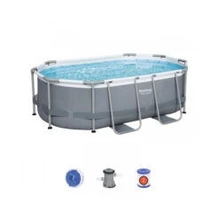 Piscine Ovale Bestway Power Steel™ 3,05 X 2 X 0,84 M -Eau Minerale Magasin 5614a piscine ovale bestway power steel 3 05 x 2 x 0 84 m schema