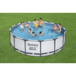 Piscine Tubulaire Bestway Ronde Steel Pro Max 4,57 X 1,22 M -Eau Minerale Magasin 56438 piscine tubulaire bestway ronde steel pro 457 x 122 cm ambiance