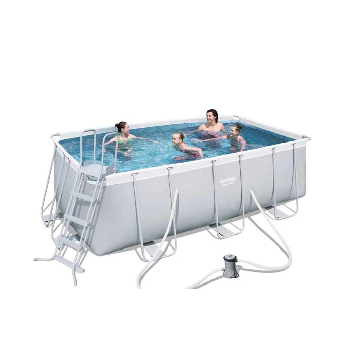 Piscine Tubulaire Rectangulaire Bestway Power Steel 4,12 X 2,01 X 1,22 1 Piscine Tubulaire Rectangulaire Bestway Power Steel 4,12 X 2,01 X 1,22