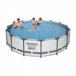 Piscine Tubulaire Ronde Bestway Steel Pro Max 4,57 X 1,07 M 11 Piscine Tubulaire Ronde Bestway Steel Pro Max 4,57 X 1,07 M -Eau Minerale Magasin 56488 ambiance 1