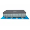 Bâche De Protection Intex Pour Piscine Tubulaire Rectangulaire L 7,32 X L 3,66 M