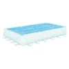 Bâche à Bulles Bestway Rectangulaire 7,03 X 3,36 M Pour Piscine De 6,71 Ou 7,32 X 3,66 M