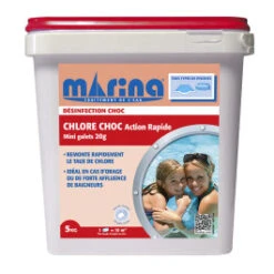 Marina Désinfection Choc - Mini-galets Chlore Choc Action Rapide 5kg