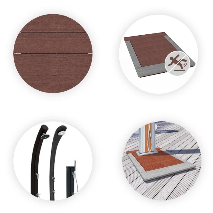 Caillebotis En Lames Composites Pour Douche Solaire Formidra - Dark Grey 2 Caillebotis En Lames Composites Pour Douche Solaire Formidra - Dark Grey – Image 2