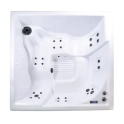 Spa Acrylique NetSpa Square 5 Personnes -Eau Minerale Magasin cuve acrylique spa rigide 5 places square 1