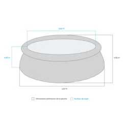 Piscine Autoportante Intex Easy Set 4,57 X 0,84 M -Eau Minerale Magasin dimensions piscine autoportante easy set 4 57 x 0 84 m intex 28158np