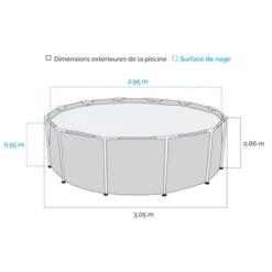 Piscine Tubulaire Bestway Steel Pro Ronde Décor Animaux 3,05 X 0,66 M 8 Piscine Tubulaire Bestway Steel Pro Ronde Décor Animaux 3,05 X 0,66 M -Eau Minerale Magasin dimensions piscine tubulaire bestway steel pro ronde animaux 305 x 66 cm