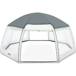 Dôme De Protection Pour Piscine Hors Sol Ronde Bestway -Eau Minerale Magasin dome protection piscine hors sol ronde bestway 5 1