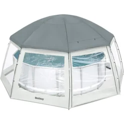 Dôme De Protection Pour Piscine Hors Sol Ronde Bestway -Eau Minerale Magasin dome protection piscine hors sol ronde bestway 6 1