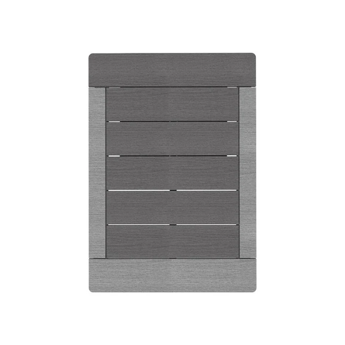 Caillebotis En Lames Composites Pour Douche Solaire Formidra - Dark Grey 1 Caillebotis En Lames Composites Pour Douche Solaire Formidra - Dark Grey