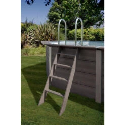 GRE Piscine Ovale Composite Gré - 6,64 X 3,86 X 1,24 M -Eau Minerale Magasin echelle piscine composite gre 4