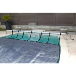 Enrouleur De Bâche à Bulles Pour Piscine En Bois Ubbink Premium -Eau Minerale Magasin enrouleur b che premiumubbink piscine 4