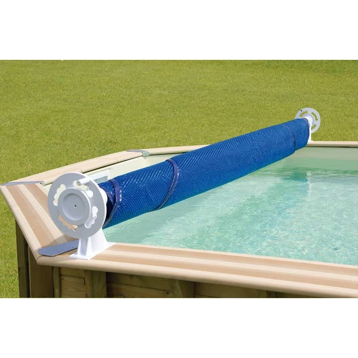 Enrouleur De Bâche à Bulles Pour Piscine En Bois Ubbink Luxe 2 Enrouleur De Bâche à Bulles Pour Piscine En Bois Ubbink Luxe – Image 2