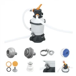 Filtre à Sable Complet Bestway Flowclear 3 M³/h -Eau Minerale Magasin filtre sable bestway flowclear 58515 5