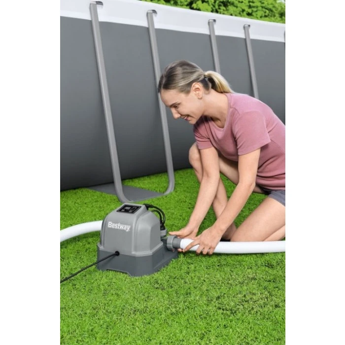 Electrolyseur D'eau Salée Bestway Hydrogénic Pour Piscine < 27m³ 2 Electrolyseur D'eau Salée Bestway Hydrogénic Pour Piscine < 27m³ – Image 2