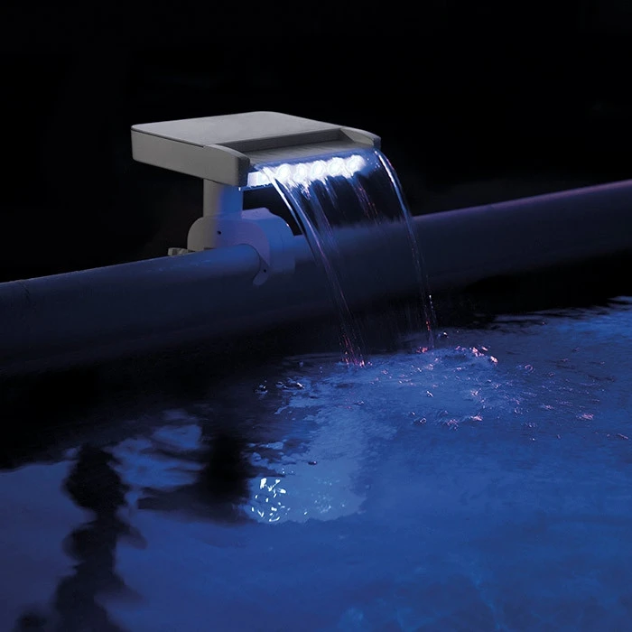 Fontaine à LED Multicolore Pour Piscine Intex Modèle Cascade 2 Fontaine à LED Multicolore Pour Piscine Intex Modèle Cascade – Image 2