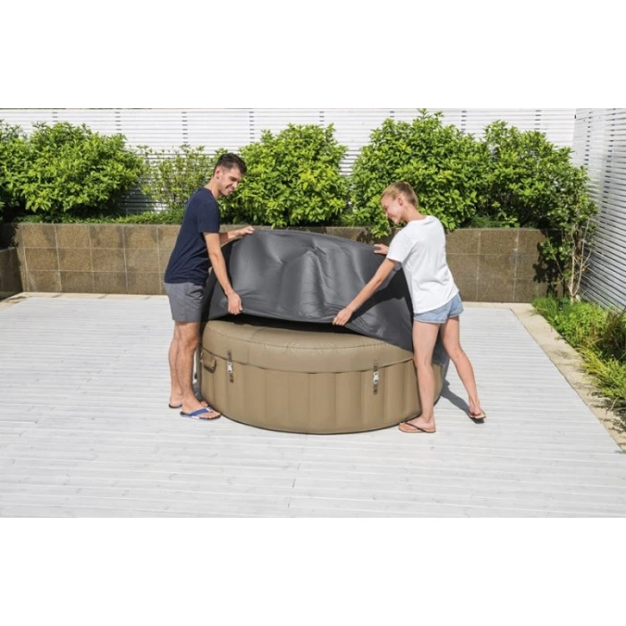 Couverture Thermique Pour Spa Rond Bestway Ø 196 X H 71 Cm 6 Couverture Thermique Pour Spa Rond Bestway Ø 196 X H 71 Cm – Image 6