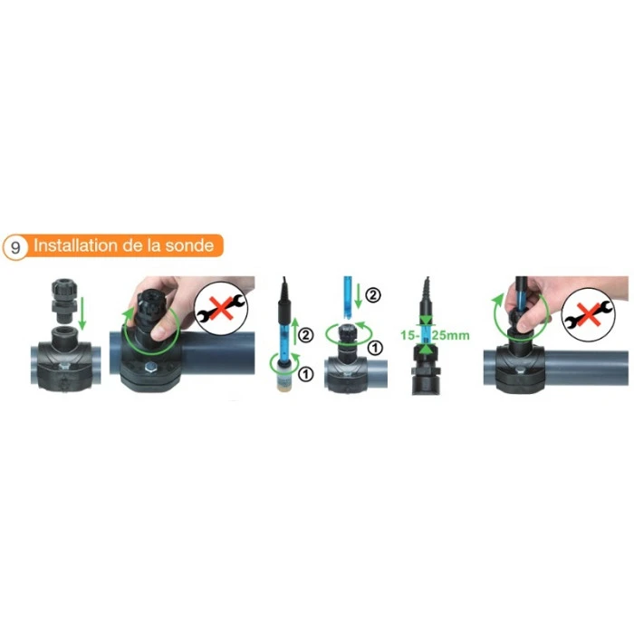 Sonde PH 2,5 M Pour Pompe Doseuse Automatic PH Et Electrolyseur Automatic Salt Bayrol 3 Sonde PH 2,5 M Pour Pompe Doseuse Automatic PH Et Electrolyseur Automatic Salt Bayrol – Image 3