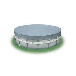 Bâche De Protection Intex Pour Piscine Tubulaire Ronde Ø 4,88 M 1 Bâche De Protection Intex Pour Piscine Tubulaire Ronde Ø 4,88 M