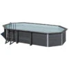 GRE Piscine Ovale Composite Gré - 6,64 X 3,86 X 1,24 M