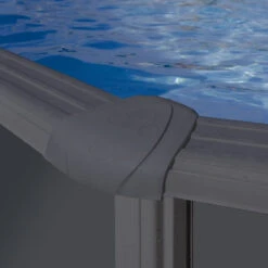 GRE Piscine Ovale Acier Gré Gris Anthracite - 7,30 X 3,75 X 1,20 M 13 GRE Piscine Ovale Acier Gré Gris Anthracite - 7,30 X 3,75 X 1,20 M -Eau Minerale Magasin margelles piscine gre anthracite 2