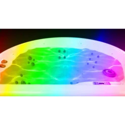 Spa Acrylique NetSpa Halfmoon 4 Personnes -Eau Minerale Magasin netspa halfmoon pointfort04