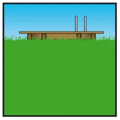 Piscine En Bois Rectangulaire Ubbink Linéa 15,50 X 3,50 X 1,55 M - Liner Bleu -Eau Minerale Magasin picto coupe enterre