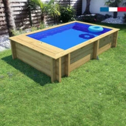 Piscine Pool'n Box Junior Procopi En Bois 3,7 X 2,4 M - Coffre Et Filtration Intégrés -Eau Minerale Magasin piscine bois pool n box junior 5 min