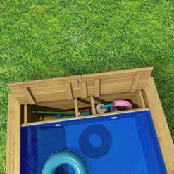 Piscine Pool'n Box Junior Procopi En Bois 3,7 X 2,4 M - Coffre Et Filtration Intégrés -Eau Minerale Magasin piscine bois pool n box junior 6 min