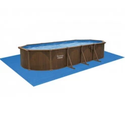 Piscine En Acier Bestway Hydrium Effet Bois - 7,30 X 3,60 X 1,30 M -Eau Minerale Magasin piscine hors sol acier ovale 730 m x 360 m x 130 m hydrium 5