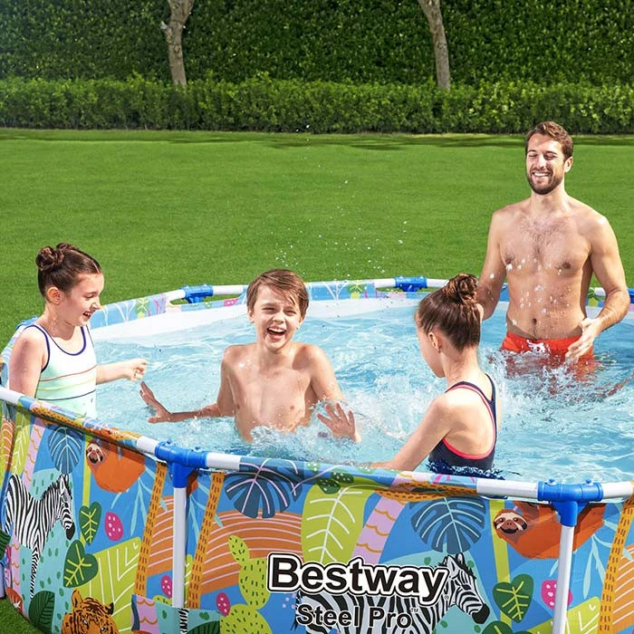 Piscine Tubulaire Bestway Steel Pro Ronde Décor Animaux 3,05 X 0,66 M 4 Piscine Tubulaire Bestway Steel Pro Ronde Décor Animaux 3,05 X 0,66 M – Image 4