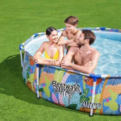 Piscine Tubulaire Bestway Steel Pro Ronde Décor Animaux 3,05 X 0,66 M 10 Piscine Tubulaire Bestway Steel Pro Ronde Décor Animaux 3,05 X 0,66 M -Eau Minerale Magasin piscine tubulaire bestway steel pro ronde animaux 305 x 66 cm 3