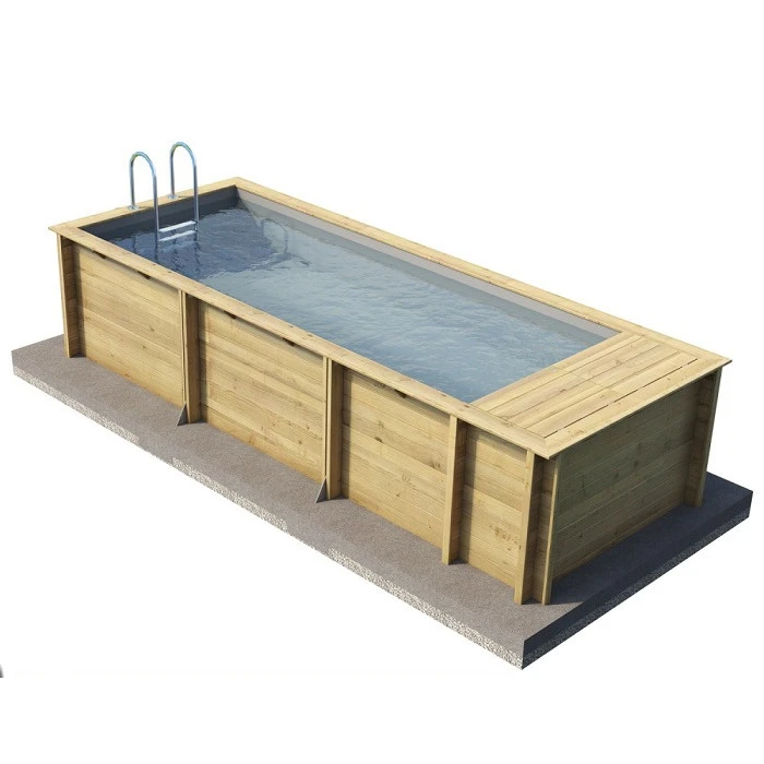Piscine Pool'n Box Procopi En Bois 5 X 2 M - Coffre Et Filtration Intégrés 1 Piscine Pool'n Box Procopi En Bois 5 X 2 M - Coffre Et Filtration Intégrés