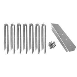 Kit De 8 Pièces Finition Margelles 135° Ubbink Alu Piscine Bois Octogonale -Eau Minerale Magasin platine linea droit set 8 finition margelles ubbink alluminium studio 10