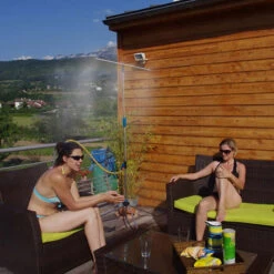 Brumisateur De Terrasse Nomade 2 En 1 O'Fresh 16 Brumisateur De Terrasse Nomade 2 En 1 O'Fresh -Eau Minerale Magasin rampe brumisation nomade 2 en 1 ofresh 6