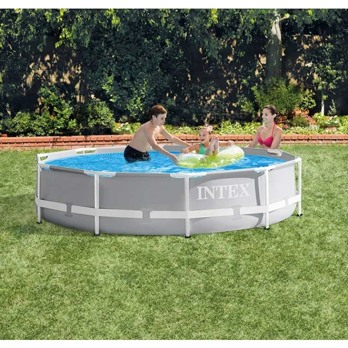 Piscine Tubulaire Ronde Intex Prism Frame 3,05 X 0,76 M + Epurateur 1 M3 2 Piscine Tubulaire Ronde Intex Prism Frame 3,05 X 0,76 M + Epurateur 1 M3 – Image 2