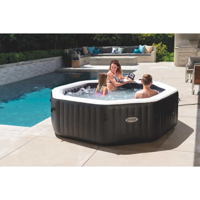 Spa Gonflable Intex PureSpa Carbone 6 Places 2 Spa Gonflable Intex PureSpa Carbone 6 Places – Image 2